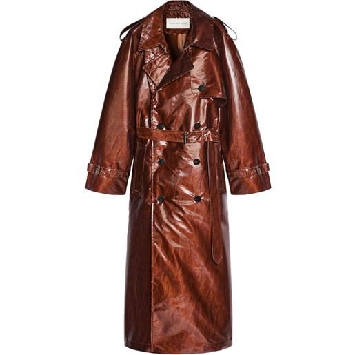 DRIES VAN NOTEN trench impermeabile - marrone