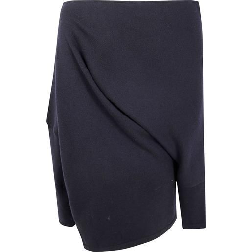 Gianluca Capannolo maglione in lana con spalle scoperte - nero