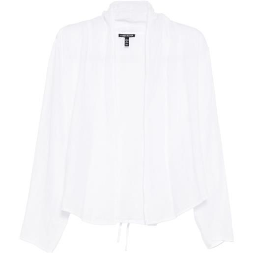 Eileen Fisher giacca a collo alto - bianco
