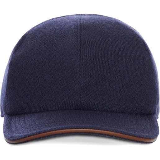Kiton cappello da baseball - blu