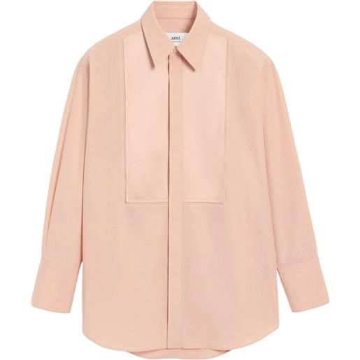 AMI Paris camicia oversize in cotone - rosa