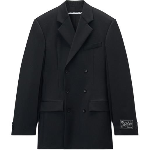 Alexander Wang abito corto modello blazer doppiopetto - nero