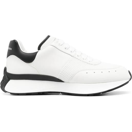 Alexander McQueen sneakers chunky con inserti - bianco