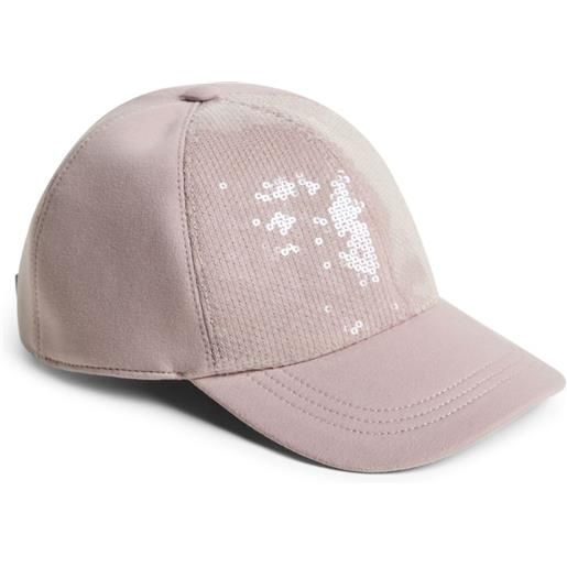 Brunello Cucinelli Kids cappello da baseball con paillettes - rosa