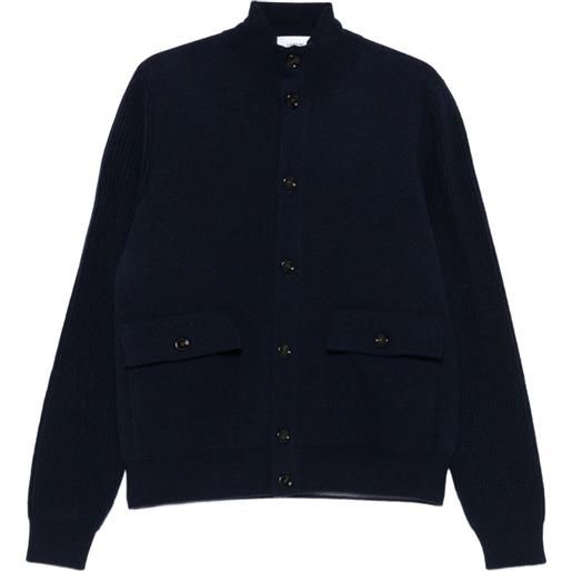 Lardini cardigan con inserti - blu