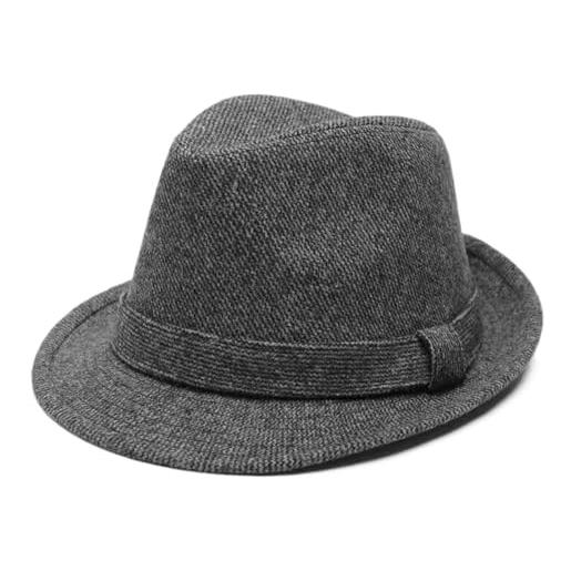 HNVAVQ cappello trilby autunno inverno cappello jazz in feltro, fedora cappello panama classico