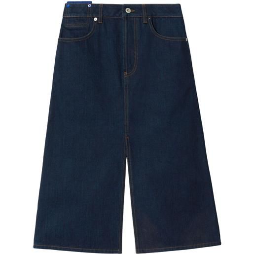 Burberry gonna denim - blu