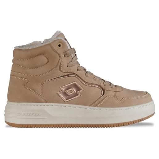 Lotto mogila pf fur women, scarpe da ginnastica donna, beige offwhite, 39 eu