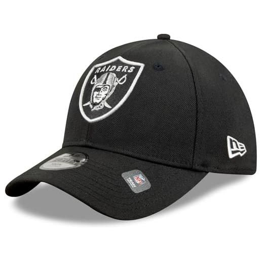 New Era 10517873 the league 9forty oakland raiders offical team colour, berretto uomo, nero, taglia unica