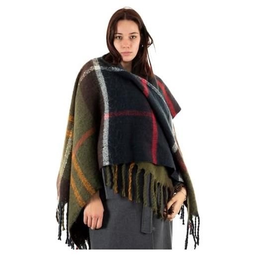 Barbour mantella tartan da donna