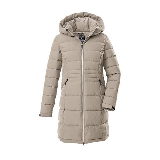 Killtec donna parka trapuntato/parka funzionale con cappuccio kow 11 wmn qltd prk, blaugrau, 42, 43303-000