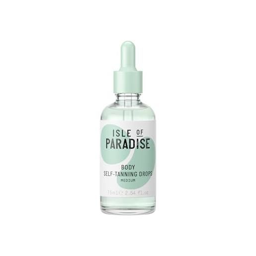 Isle of Paradise gocce autoabbronzanti per il corpo, verde: per tonalità della pelle medie, 75 ml