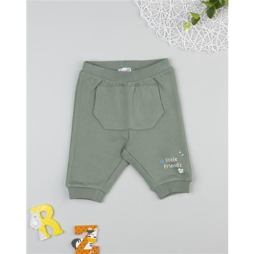 Prénatal pantalone in felpa bimbo verde tascona