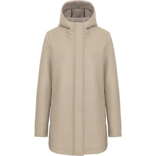 COLMAR ORIGINALS cappotto con cappuccio lana e neoprene donna