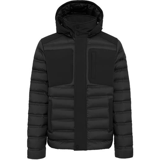 COLMAR ORIGINALS piumino con cappuccio staccabile inserti in scuba