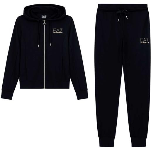 EA7 EMPORIO ARMANI tuta con cappuccio evolution donna