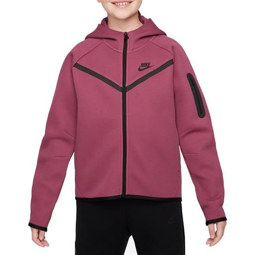 NIKE felpa con cappuccio full zip tech fleece bambina