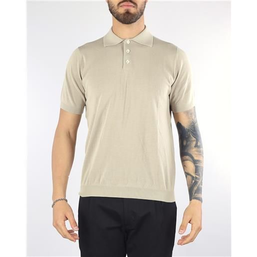 JEORDIE\'S polo sabbia in filato di cotone