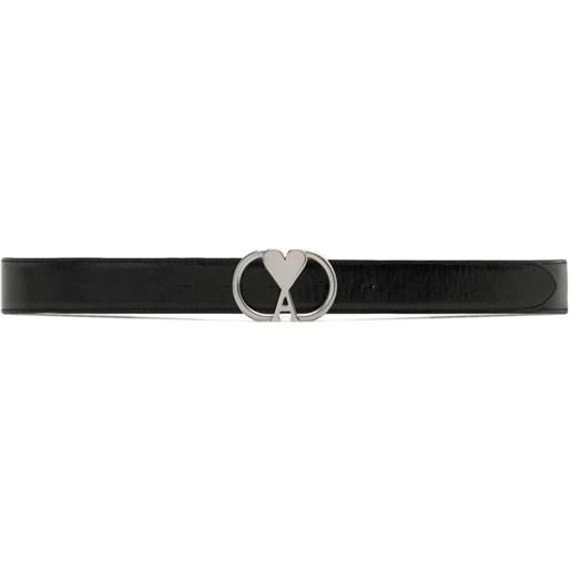 AMI Paris cintura con fibbia ami de coeur - nero