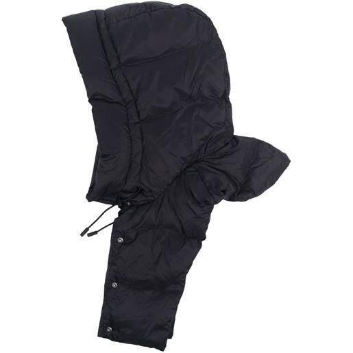 Yves Salomon felpa con cappuccio - nero