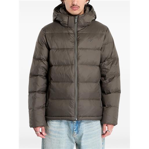 Calvin Klein giacca con cappuccio e zip - grigio