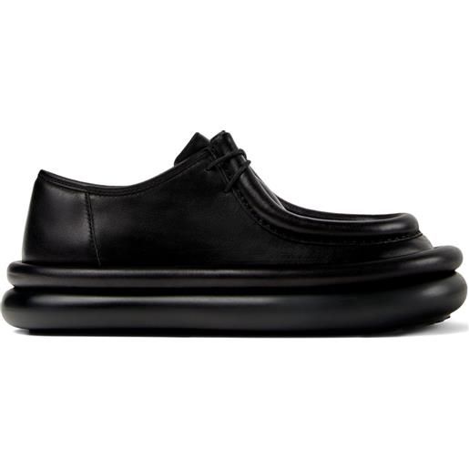 CamperLab stringate aqua con plateau - nero