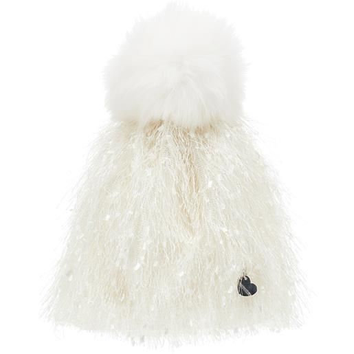 Monnalisa berretto misto lana con frangette