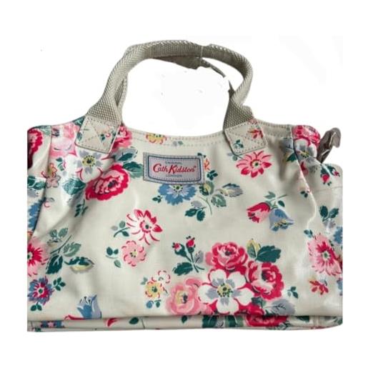 Cath Kidston borsa a tracolla in tela cerata con fiori di pietra