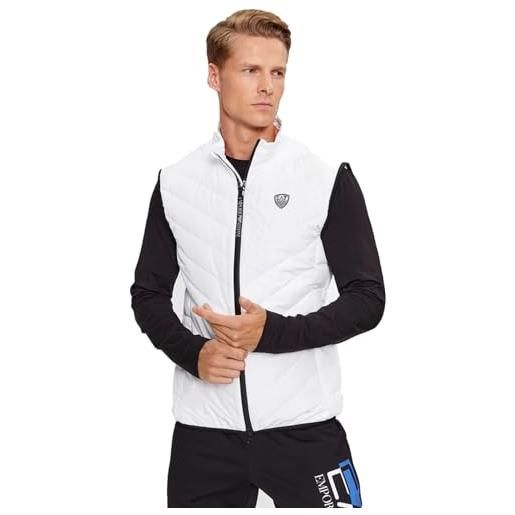 EA7 emporio armani gilet uomo packable premium shield 8npq02pne1z 8057767519728 - bianco s