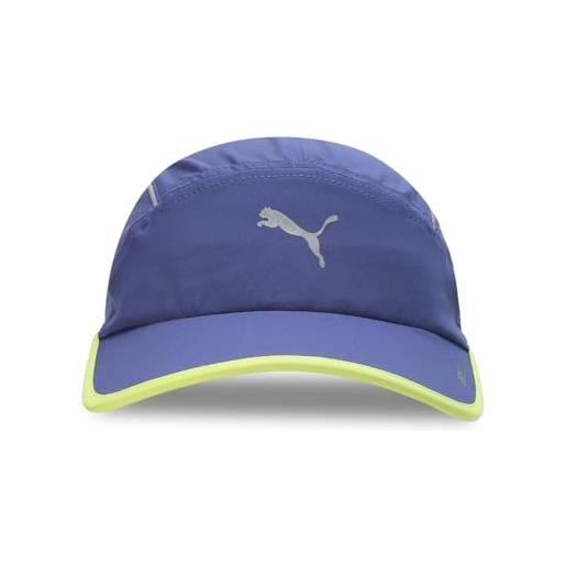 Puma cappellino da corsa con visiera corta a 5 pannelli one. Size blue crystal