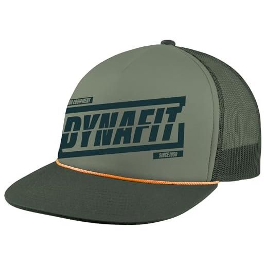 DYNAFIT unisex graphic trucker berretto, sage-tabloid, one size