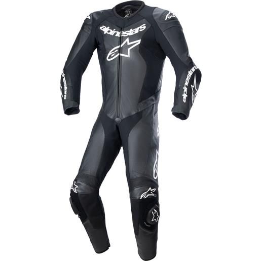 Alpinestars gp force lurv tuta da moto in pelle nera, 58