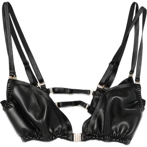 Something Wicked reggiseno mia con spalline multiple - nero