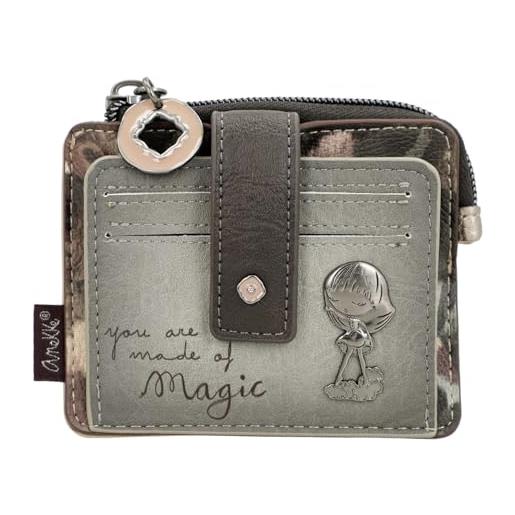 Anekke porta carte di credito manifesto card holder multicolor multicolore