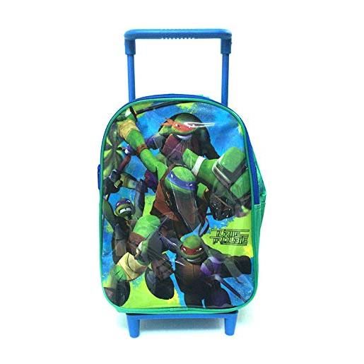Dimagraf partycolare - trolley zaino asilo con manico orientabile tartarughe ninja deluxe