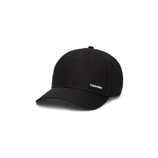Calvin Klein essential patch baseball cap (ck black) one size