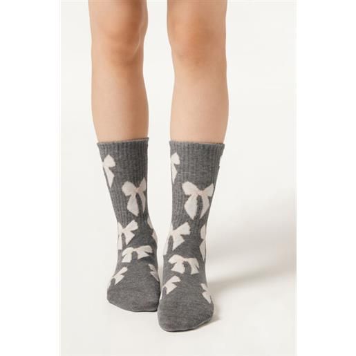 Calzedonia calzini sport fantasia bambini grigio
