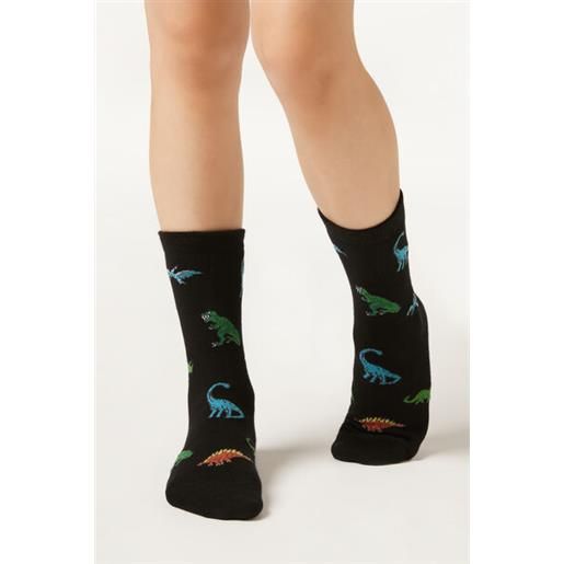 Calzedonia calzini fantasia bambini nero