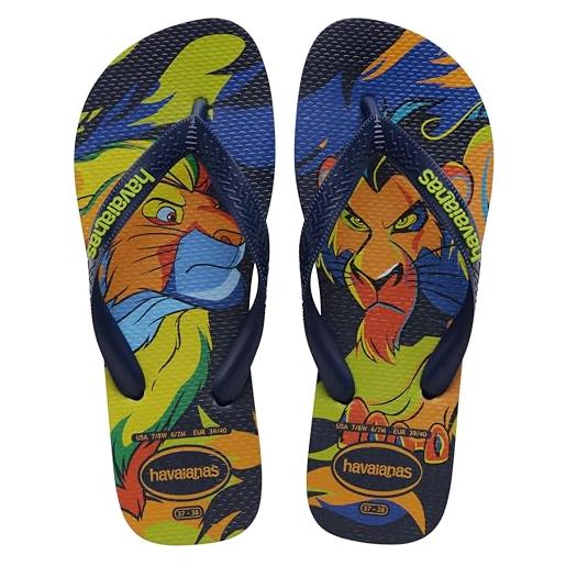 Havaianas top disney classic (mini me), infradito unisex - bambini e ragazzi, navy blue, 23/24 eu