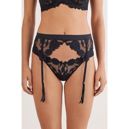 Intimissimi reggicalze all about flowers nero