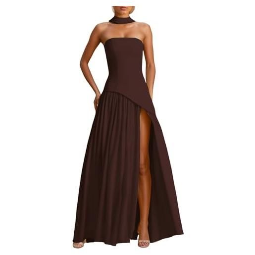 Cocila Abiti Plus Size Donna Eleganti Maxi Abito Da Donna Estivo Con Scollo A V Sumu Ear Manica Corta Stampato Moda Bohemien Vestito Corto Davanti E Lungo Dietro Yellow Xxxl 122447134