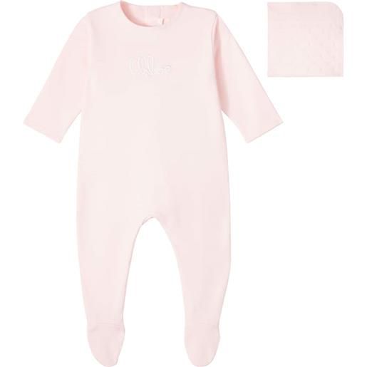 Chloe Kids chloã© kids baby - tutina e coperta in cotone con logo