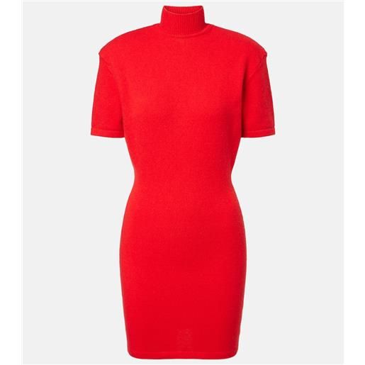 Jacquemus abito corto in lana e cashmere