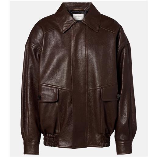 Saint Laurent bomber oversize in pelle