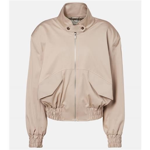 Magda Butrym bomber in lana e seta