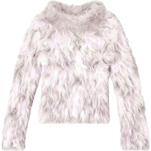 Diesel maglione m-annika - bianco