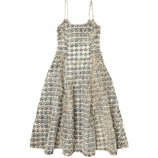 Diesel abito midi in pied-de-poule - toni neutri