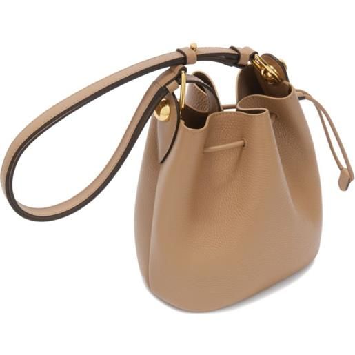 Furla borsa a secchiello sfera mini in pelle - marrone