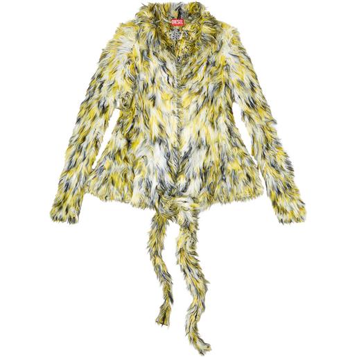 Diesel cardigan m-annaine - giallo