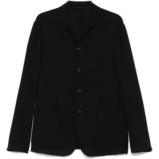 Giorgio Armani giacca in lana - nero